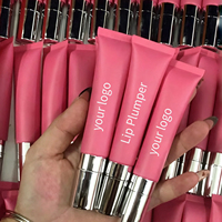 Gloss à lèvres repulpant de haute qualité, à l'acide hyaluronique, aux peptides, SPF, au collagène, végétalien, huile à lèvres repulpante extrême, marque privée, repulpeur de lèvres