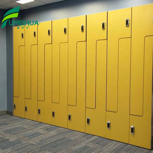 FMH Flat Pack HPL Fenólico Compacto Laminado Locker Gimnasio Madera Locker - Product Image 3