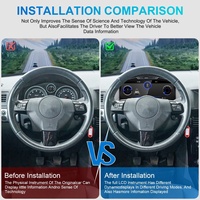 Navihua pour Opel Astra 2004-2010 : Kits de mise à niveau de tableau de bord numérique LCD, compteur de vitesse automatique, cockpit virtuel, tableau de bord de voiture