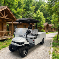 Pièces de rechange résistantes à l'usure, faible coût d'entretien, certifié CE, chariot de golf électrique pour parc d'attractions, vitesse 70 km/h, autonomie 90 km