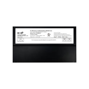 Alimentation LED 150W homologuée CUL, simple AC-DC 0-10V/1-10V/10V PWM/Potentiomètre, dimmable, boîtier de jonction IP67, AC100-277V - Product Image 5