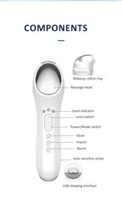 Face <span class=keywords><strong>Massager</strong></span> <span class=keywords><strong>Ion</strong></span> Gezichtsapparaat Face Toning Machine Sonic Beauty Apparaat Voor Rimpelverwijdering Huid Verstevigende Massageapparaat - Product Image 5