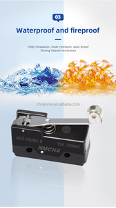 Micro End schalter ADZ-10GW21 <span class=keywords><strong>3</strong></span> Pin langer gerader Scharnier hebel <span class=keywords><strong>Arduino</strong></span> EIN-AUS Momentan Druckknopf Mini Plastic SPDT - Product Image 4