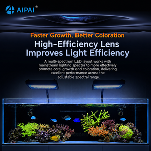 Luz LED para Aquário Marinho Skynuo A8Pro III Max/Blue 230W com LEDs CREE, Controle por APP WiFi, Espectro Completo - Product Image 4