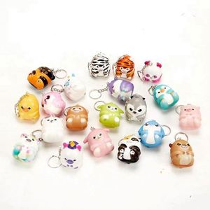 <b>Custom</b> Shape Animal PU Foam Eco-Friendly Squishy <b>Keychain</b> with <b>Custom</b> Logo Slow Rising Stress Relief Ball - Product Image 5
