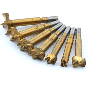 12-35mm 7PC Set HSS Titan beschichtung Holz bearbeitung Zentr ier scharnier Scharnier bohrung Forstner Bohrer Bits Sitzen für Holz bohrungen - Product Image 1