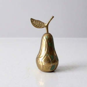 Wholesale Vintage Brass Pear Decorative <b>Paperweight</b> for Home Table Decoration - Product Image 1