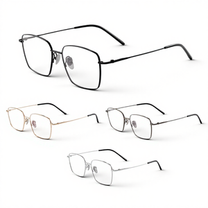 Phong Cách Siêu Ánh Sáng Vuông Nửa Titan Kính Khung Biểu Tượng Tùy Chỉnh Dịch Vụ In Ấn Bán Titan Kính Khung Pinhui Mô Hình - Product Image 1