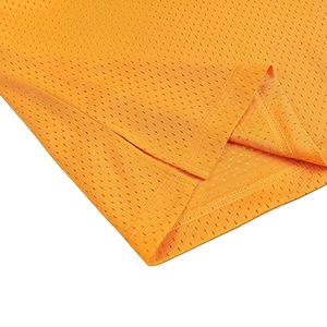 Maillot de football américain jaune à col en V pour homme, manches courtes, tissu en maille respirant, coupe régulière pour adulte, football américain - Product Image 6