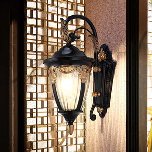 Lámpara de pared exterior marroquí vintage, candelabro de jardín exterior de acero inoxidable resistente al agua con energía solar y fuente de luz LED - Product Image 2