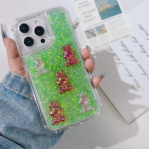 Funda de teléfono con purpurina epoxi y soporte para <span class=keywords><strong>HONOR</strong></span> X8C 400 lite <span class=keywords><strong>Magic</strong></span> 6 5G X7C 4G 300 5G - <span class=keywords><strong>Precio</strong></span> al por mayor - Product Image 5