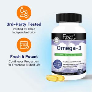 Oferta Especial Omega 3, 60 Cápsulas Blandas, Extracto para Mejorar el Estado de Ánimo, Apoyo para la Salud del Corazón, Cerebro, Ojos e Inmunidad para Adultos, Suplemento de Omega - Product Image 2