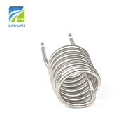 Élément chauffant tubulaire à immersion en acier inoxydable 304 Laiyuan CE/ROHS, type bobine, diamètre 8 mm, pour eau distillée