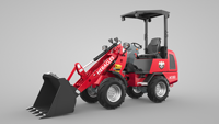 LGCM H180 Mini chargeuse sur pneus hydrostatique avec capacité de levage 800kg Moteur Kubota Moteur Perkins avec EU Stage V & EPA Tier 4