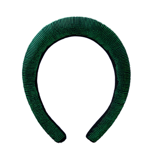 Funda para Volante Negra con Pedrería Verde, Ajuste Universal para Autos - Product Image 2