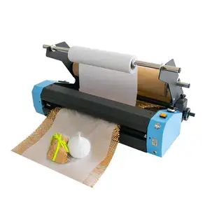 Kemasan bantal otomatis kecepatan dapat diatur mesin pembungkus kertas sarang lebah elektrik