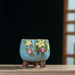 Creativo carino dipinto succulento vaso <span class=keywords><strong>di</strong></span> ceramica decorazione per la casa vaso <span class=keywords><strong>di</strong></span> <span class=keywords><strong>fiori</strong></span> per le piante - Product Image 4