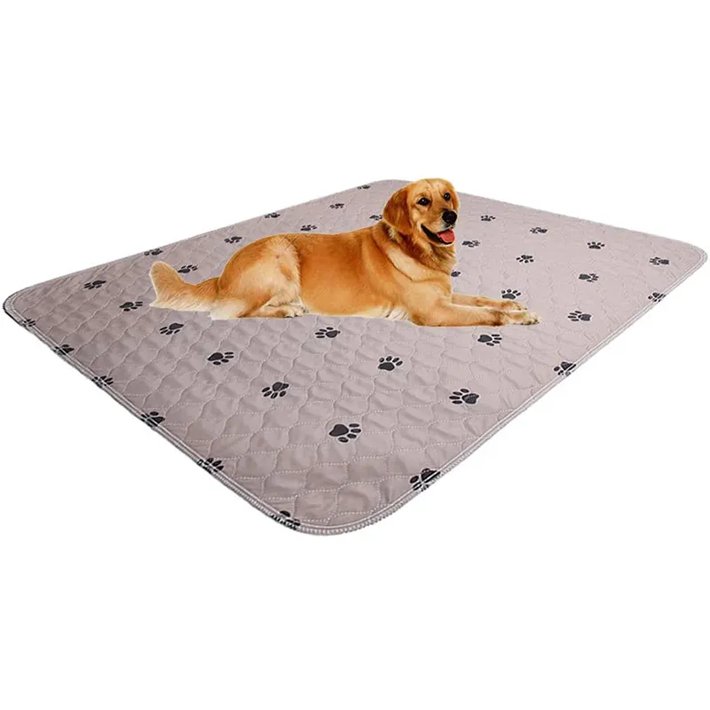 Custom Large Size and Color Paw Pattern Dog Reusable Puppy Pee Pad Mat