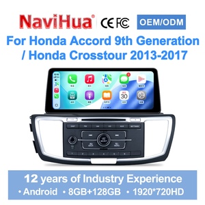 หน้าจอแอนดรอยด์ Navihua ขนาด 12.3 นิ้ว รุ่นใหม่ พร้อมระบบนำทาง GPS เครื่องเล่นมัลติมีเดียในรถยนต์ วิทยุ และ Carplay สำหรับรถยนต์ฮอนด้า แอคคอร์ด รุ่นที่ 9 ปี 2013-2018 - Product Image 3