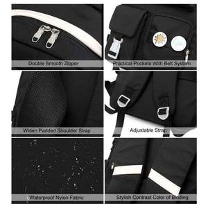 Mochila de Viaje Impermeable Antirrobo Grande para Niños Adolescentes, Bolsas para Libros, Compartimento para Portátil, Mochila Escolar para Niñas de Secundaria y Universidad - Product Image 3