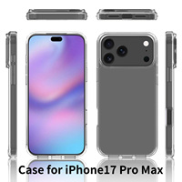 Coque Arrière de Téléphone Portable Antichoc en TPU et Acrylique Transparent 1.5MM Pour Nouveaux iPhone 17 16 15 14 13 12 11 – Vente en Gros