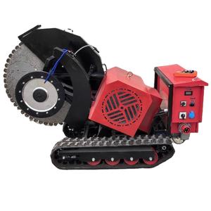 Scie à plancher électrique industrielle 2025 380V 22KW pour la coupe de béton et de route avec moteur sans balais et profondeur de coupe de 500mm - Product Image 1