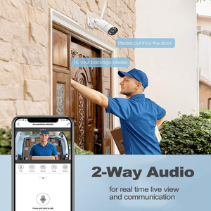 IPoster Tuya سلسلة WIFI الذكية H.264 في الهواء الطلق رصاصة AI TUYA 3MP IP Bullet - Product Image 5