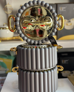 Cena Fiesta Contenedor de comida Ensaladera Accesorios de cocina Ollas de <span class=keywords><strong>sopa</strong></span> Tazón 1.5L + 2L + 2.5L Cazuela aislada Juego de calentador de alimentos - Product Image 2