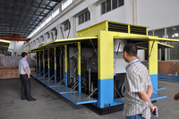 Station de compression d'azote montée sur véhicule pour récupération de gaz de pétrole, moteur diesel, pureté 95%, pression d'échappement 35MPA, 330KW, 1500m