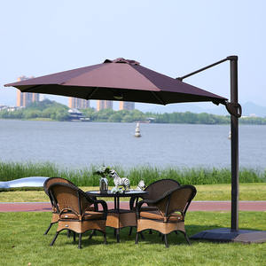 Venta al por mayor sombrilla café sombrilla restaurante al aire libre sombra para comedor <span class=keywords><strong>Patio</strong></span> sombrillas y Bases envío rápido Sonnenschirm - Product Image 2