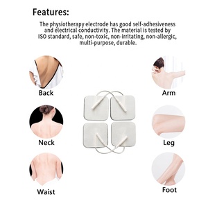 PIN physiothérapie ems <span class=keywords><strong>électrode</strong></span> Pad Ems dizaines fil dizaines unité Pad silicone caoutchouc dizaines <span class=keywords><strong>électrode</strong></span>s non tissées pièce soulagement de la douleur Pad - Product Image 3