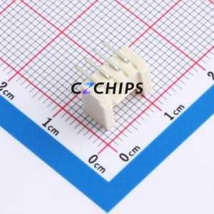 WAFER-HY2.0-4PWZ-Y62 Wire-to-Board Pin Header Bent Lead Through Hole,P=2mm Connector 1x4P 2mm Right Angle Insert HY - Product Image 2