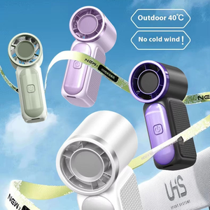 Ventilateur portable de bureau USB avec logo personnalisé, ventilateur de poche blanc pour extérieur, ventilateur portable mignon pour hôtel - Product Image 3