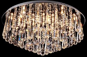 Miboxer — plafonnier en cristal chromé en acier inoxydable, design moderne, montage en surface sur panneau, luminaire décoratif de <span class=keywords><strong>plafond</strong></span>, idéal pour une cuisine - Product Image 5