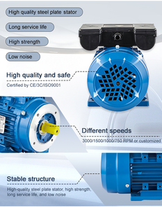 Một pha của tôi 50Hz 220V 0.12kw 0.18hp điện năng thấp tụ điện chạy điện AC động cơ cho máy thở máy - Product Image 5