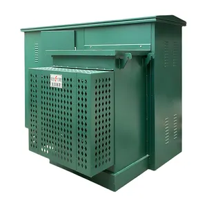 Substation listrik ringkas mini tipe kotak Amerika Substation surya sel listrik kompak prefabrikasi