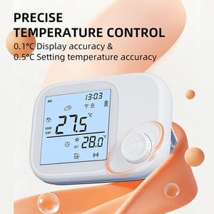 <span class=keywords><strong>Termostato</strong></span> inteligente inalámbrico RF <span class=keywords><strong>Wifi</strong></span> para controlador de temperatura de caldera, funciona con USB/batería, funciona con Google Home Alexa - Product Image 4