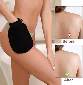 Custom Logo and Package Exfoliating Bath <b>Scrub</b> Morocco Glove <b>Body</b> Scrubber for Softer Illuminate Skin - Product Image 5