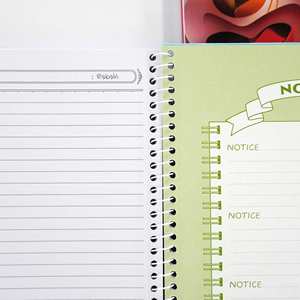 Carnet à spirale personnalisé promotionnel, bloc-notes de bureau, cahier d'exercices pour étudiants avec motif et logo personnalisés - Product Image 4