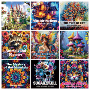 Libro <span class=keywords><strong>da</strong></span> <span class=keywords><strong>Colorare</strong></span> Mandala per Adulti e Adolescenti, Design Semplice e Audace, Antistress, Rilegatura Perfetta, Copertina Morbida - Product Image 2