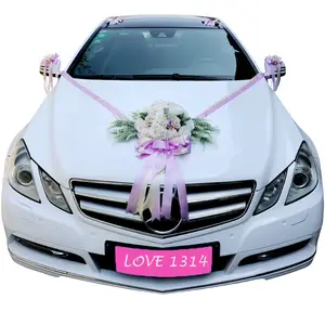 Wedding Car Decoration Flower Garland of Silk Peonies Roses