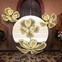 Lot de 4 lampes décoratives Pivoine pour mariage, fêtes, festivals et événements scéniques