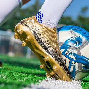 מפעל מלאי מקצועי נעליים קטרגל כדורגל מנקה דשא קרסול תמיכה עמיד למים מגפי כדורגל עמיד למים לקיץ החורף - Product Image 5