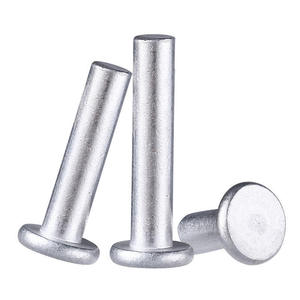 Rivets plats en aluminium, solides, résistants à la corrosion, légers, pour l'automobile et le travail des métaux - Product Image 4