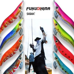 Amo da Pesca FUKUSHIMA Generazione 1 Misure 2.5 3.0 3.5 3S/M EGI JIG Luminoso Fosforescente che Affonda per Gamberi di Legno <span class=keywords><strong>Esche</strong></span> Luya per <span class=keywords><strong>Calamari</strong></span> - Product Image 1