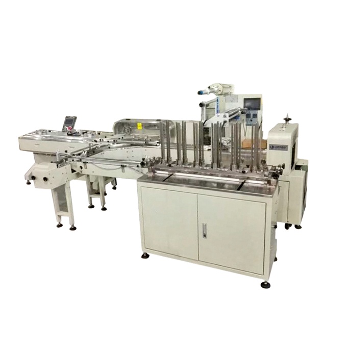 Автоматическая машина для разделения пластиковых лотков, машина для загрузки и упаковки продуктов для круглых, квадратных и удлиненных продуктов, лунный торт