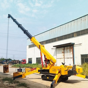 Tonlita di động <span class=keywords><strong>Micro</strong></span> Cần Cẩu Bánh Xích 5 tấn Telescopic Boom nhỏ thủy lực động cơ <span class=keywords><strong>diesel</strong></span> mini Spider <span class=keywords><strong>Crane</strong></span> giá - Product Image 4