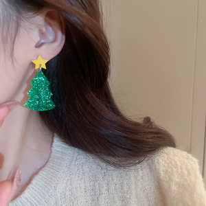 ชุดคริสมาสต์เกล็ดหิมะต่างหูที่ทันสมัยและอินเทรนด์2023เกี่ยวหูต่างหูอเนกประสงค์และเป็นที่นิยม - Product Image 5