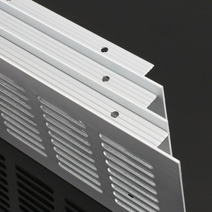 Breathable <b>Mesh</b> Aluminum Alloy Ventilation <b>Grille</b> Wall Mount Detachable <b>For</b> Shoe Cabinet TQW - Product Image 2