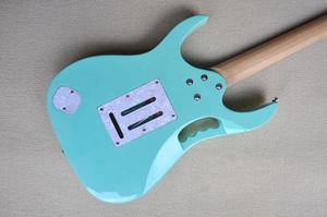 Chitarra Elettrica Verde Flyoung con Ponte <span class=keywords><strong>Floyd</strong></span> Rose, Hardware Cromato, Tastiera in Palissandro, Realizzazione Personalizzata - Product Image 6